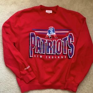 Throwback New England Patriots Crewneck Sweatshirt